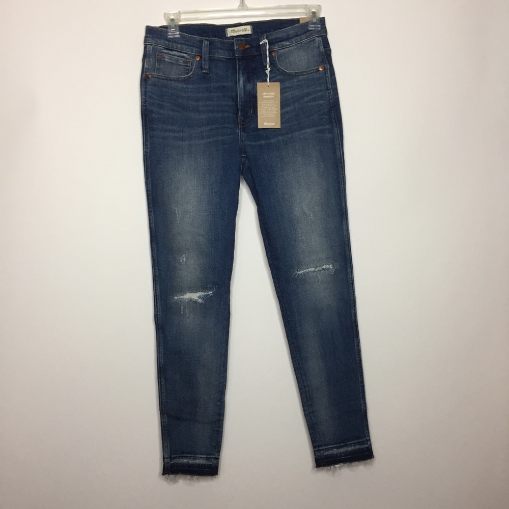 Madewell 9” High Rise Skinny Jeans York Wash NWT